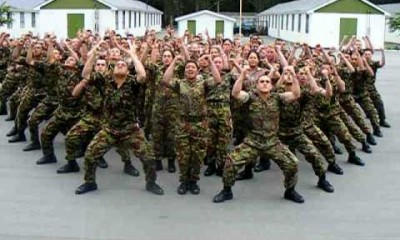 LSV March Out Haka Burnham Military Camp