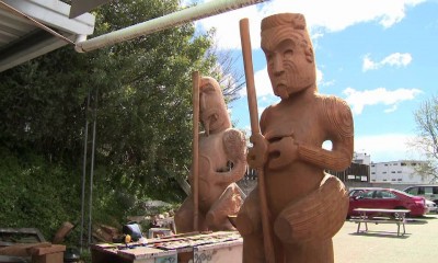 The Story of Eden Park Māori Carvings – Tekoteko