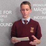 The importance of correctly pronouncing Māori words – Speech by Finnian Galbraith