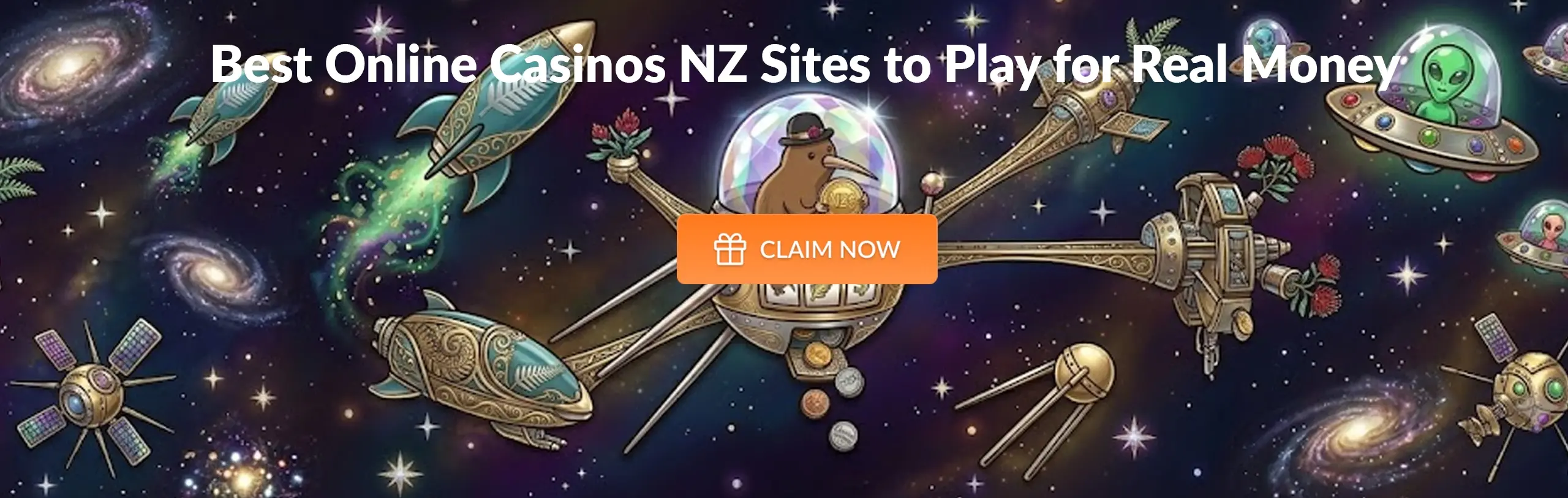 Main desktop banner Best Online Casinos NZ Sites to Play for Real Money